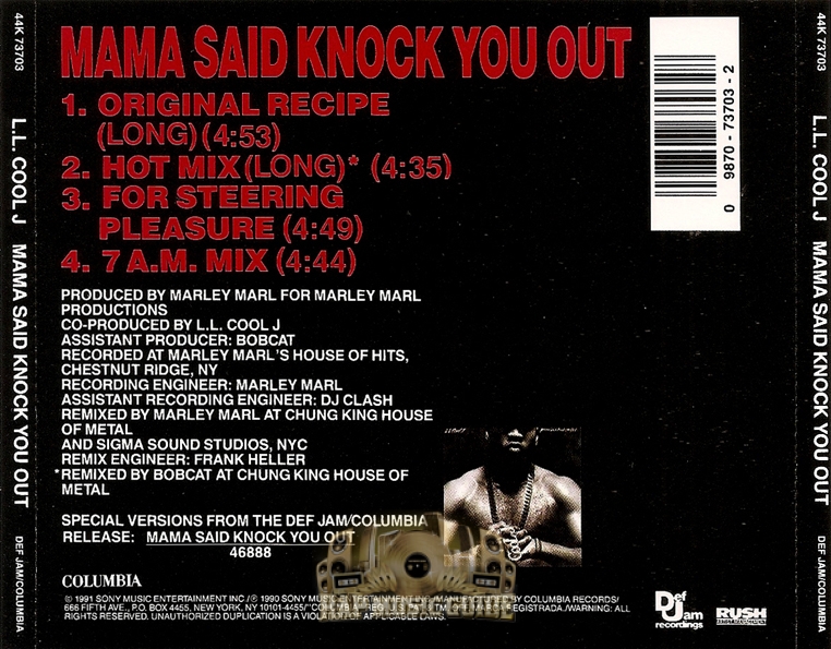 L l cool j mama said knock you out single cd rap music guide